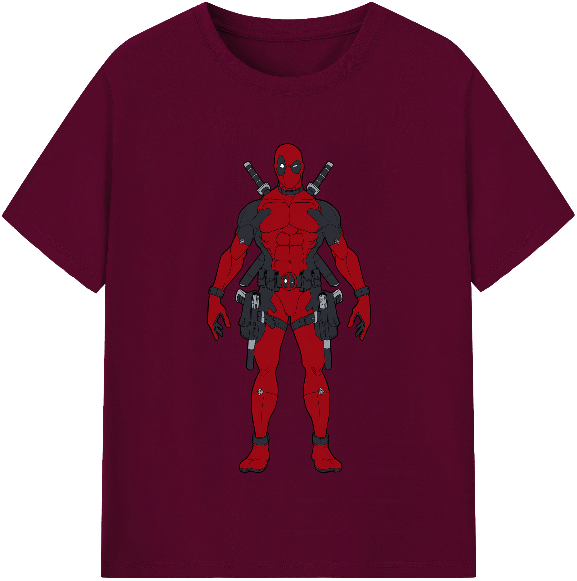 （画像用） Deadpool デッドプール レディースカジュアルプリントTシャツ（綿100％）